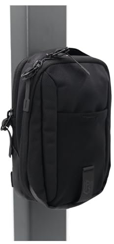 Magnetic Bag Company - Black Crossbody Bag Sling Chest Bag for Men and Women | Magnetic Gym Bag for Gym, Travel, Work, and Sports | Keep Your Items Off the Dirty Gym Floor with Magnetic Attachment,