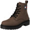 Tommy Jeans Uomo Stivali Bassi Leather Lace Up con Lacci, Marrone (Velvet Brown), 45