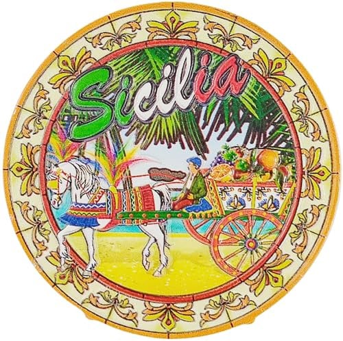 Sicily Italy Fridge Magnet Travel Souvenir Refrigerator Decoration Magnet Craft Collection