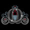 SUPERDANT Iron on Rhinestones Transfer Pumpkin Carriage Bling Decals Princess T-Shirt Crystal Heat Transfer Hot Fix Clothing Repair Decor for Thanksgiving T-Shirt Jacket Bags DIY Art Transfers