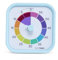 TIME TIMER Mod Home - Rainbow Wheel - Temporizador de Cuenta atrás Visual de 60 Minutos con segmentos de Color de 5 Minutos, niños pequeños, Estudiantes, con Funcionamiento silencioso (Arcoíris)