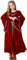 FNKDOR Faschingskostüme Kinder Mädchen Karneval Kostüm Cosplay Costumes Mittelalterliches Kostüm Kleid (Red, 11-12 Years)