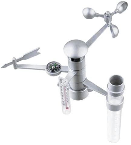 VANZACK Weather Station Toy Science Experiment Toy Boys and Girls Assemble Meteorological Station Educational Outdoor Plaything for Garden Learning Science Project for Boys and Girls
