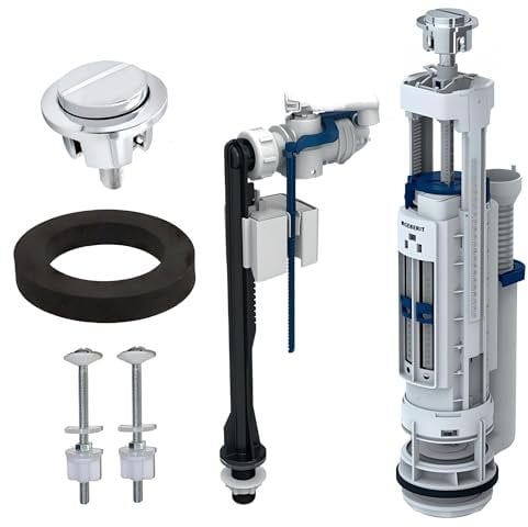 Geberit Type 290 Dual Flush Valve & 380AG Fill Valve Set with Doughnut Foam & Fixing Screws – Retrofit for Type 280/250, Adjustable, WRAS Approved, Fits Geberit & Universal Cisterns