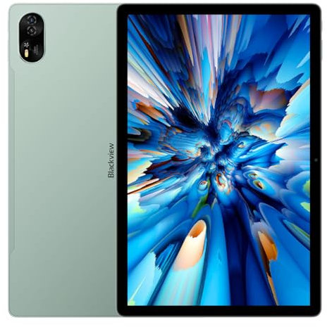 Blackview MEGA 8 Android 15 AI Tablet, 13'' FHD+ Display, 36GB+512GB (2TB Extend), 11000mAh Battery, 3 AI models, Dual SIM 4G LTE+WIFI, 50MP+13MP AI Camera, Quad-box Speaker, 1080P Widevine L1 Green