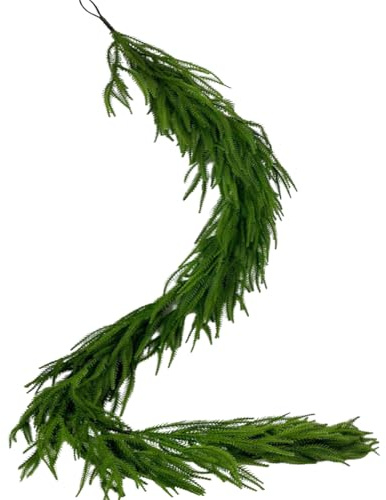 Real Touch Norfolk Kiefer Girlanden Künstliche Grüngirlande Weihnachtsgirlande für festliche oder Heimdekorationen