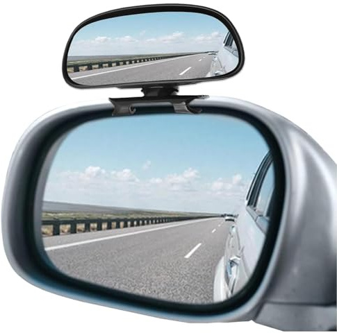 KEWAYO Blind Spot Mirror for Car, Adjustable 360° Rotation Convex Glass, Universal Side Rearview Mirror for Car, Truck, SUV (1Pack)