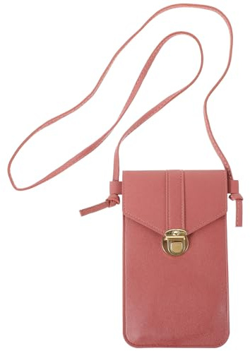 DIKACA Handy-geldbörse Damen aus Hochwertigem Pu-leder Kleine Umhängetasche mit Schultergurt Kompakte Handytasche für Damen Geeignet für Outdoor-aktivitäten Reisen und Shopping