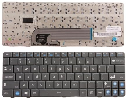 YLGOZFM US-amerikanische russische Laptop-Tastatur für Teclado für Netbooks EXO ES10 N230 N210 N201 G4 G5 G6 Notebook-PCs(US Gray)