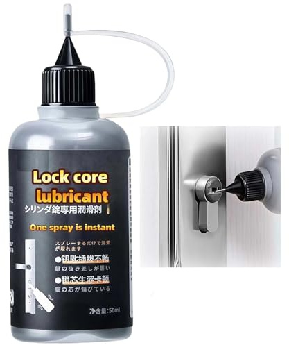 Lock Core Lubrication - Reduces Friction for Smooth Operation - Suitable for Lock Tongues, Door & Window Tracks - Minimizes Locking Noise