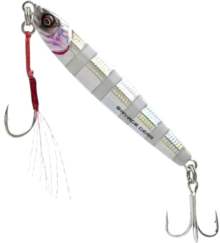 Savage Gear 3D Jig Minnow - Küstenblinker, Gewicht:20g, Größe:Gr. 10, Länge:7.5cm, Farbe:Zebra Blue Glow
