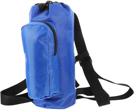 WOFASHPURET Paquet à Dos Porte-bouteille D’oxygène Portable avec Cordon de Serrage, Tissu Oxford Imperméable et Antichoc, Bretelles Réglables, Format Compact 36 X 14 X 10 Cm, Randonnée