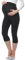 Be Mammy Legging 3/4 Grossesse Maternité Tenue Sport 03 (Noir, XL)