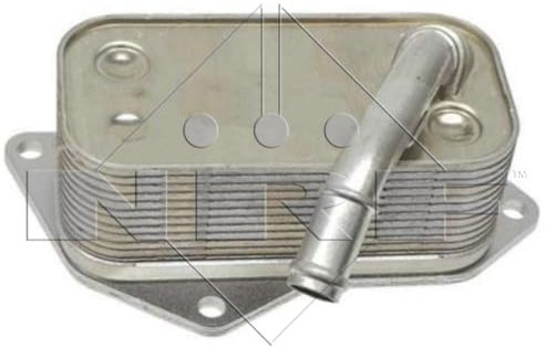 NRF 31277 Aluminium Ölkühler ohne Filter für Motor, 125mm x 170mm