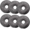 Bad Company Hantelscheiben 30/31 mm Kunststoff 3kg I Gewicht Set 6 x 0,5 kg I Gewichte für Langhantel und Kurzhantel