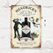 BDTS Hendricks Gin Drink Vintage Tin Sign Metal Decor Metal Sign Wall Metal Tin Sign 8X12 inches