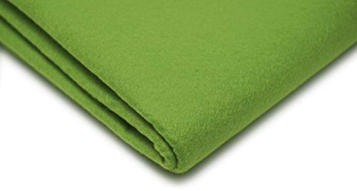 TheFabricTrade Acrylic Craft Felt Fabric, 150cm Width, Lime, Solid Pattern, By The Metre