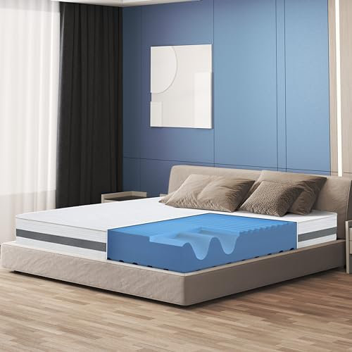 The White Stone Orthopädische Matratze 160 x 200 aus antibakteriellem Memory | Höhe 20cm | 3D-Air-Bezug aus hypoallergener und milbenhemmender Faser | 7 differenzierte temperaturempfindliche Zonen