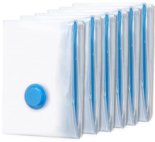 BoxLegend Vacuum Storage Bags 6 Pieces 70 x 50cm Vacuum Bag Clothes Vacuum Storage Bag Travel Reusable and Durable for Clothes, Duvets, Bedding, Pillows Coats