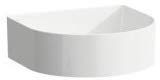 Laufen Sonar Waschtisch-Schale, ohne Hahnloch, ohne Überlauf, 410x365mm, inkl. Keramikabdeckung für Ablaufventil, weiß, Farbe: Weiß - H8123420001121