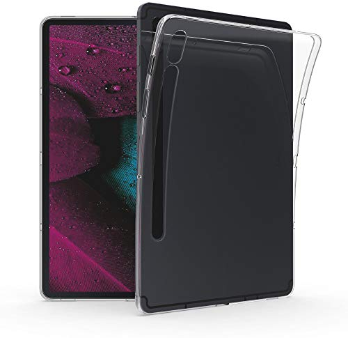 kwmobile Hülle kompatibel mit Samsung Galaxy Tab S8 / Galaxy Tab S7 Hülle - weiches TPU Silikon Case transparent - Tablet Cover Transparent