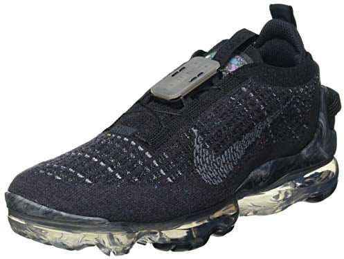 Nike Women's W Air Vapormax 2020 FK Running Shoe, Black Black DK Grey Black, 38 EU