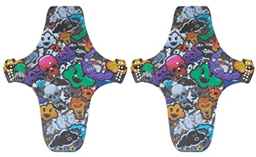 BESPORTBLE Mud Guard MTB 2 Mountainbike Schutzbleche Fahrrad Spritzschutz Hinten und Fahrrad Mud Guard für MTB Bike Fahrrad Zubehör Bunt