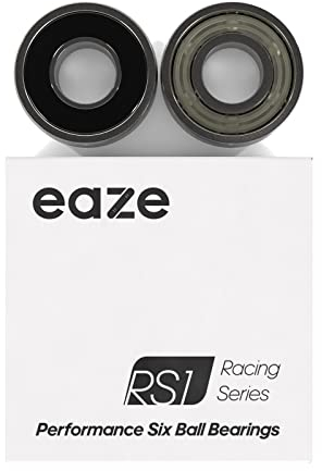 eaze RS1 Skateboard Kugellager (Six-Ball-Bearings) 608 für Longboard, Inliner, Scooter etc. 8er-Set