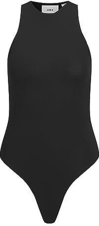 JJXX Jxivy Tight Sl Oneck Dream Body, Body Mujer, Black/Print:tonal Print, S