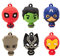 Hallmark Marvel Super Heroes Miniatur-Weihnachtsschmuck, 6 Stück (0002HCM9228)