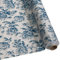 DéVa Wachstuchtischdecke Rosen weiß/blau in 1,4m Breite (Meterware) - PVC Wachstuch - Outdoor und Indoor Tischdecke