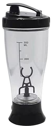 LYEAA Elektrischer Protein-Shaker-Flasche, tragbar, 350 ml, elektrisches Proteinpulver, Mischbecher, Milch, Kaffee, Mixer, Wasserkocher, Reisen, Sport, Fitnessstudio, Training, automatischer Shaker