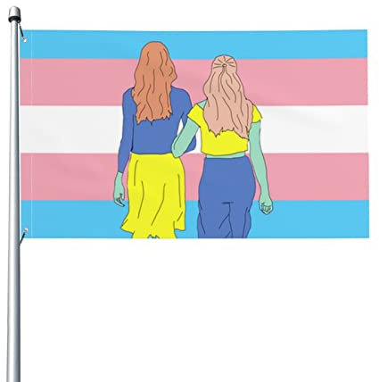 Dekorative Fahnen LGBTQ-Unterstützerjunge Ist Nicht Hetero Yard-Flaggen Uv-Beständig Garten Fahne Langlebig Garden Flag Für Yard Indoor Outdoor Aktivitäten 90x150 cm
