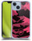 Head Case Designs Officially Licensed Arsenal FC Geometric Pink Crest and Gunners Logo Soft Gel Case Compatible With Apple iPhone 14
