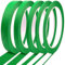 DOAY Malerkrepp 1/16, 1/8, 1/4, 1/2, 3/4 x 27.5m - Kreppband für Malerarbeiten und Renovierungen - Mehrere Größen im Pack - Abklebeband zum Streichen und Lackieren (Grün)