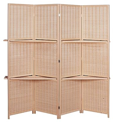 Trennwand Raumtrenner, Sichtschutz Stellwand Faltbar, Freistehend Sichtschutzwand, Schlafzimmer Büro Raumteiler, Raumteiler Trennwand