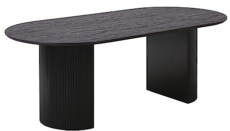 House Nordic Esstisch, Dunkelbraun, 100 x 210 x 75 cm