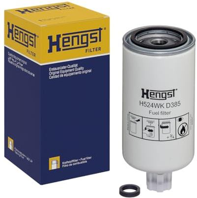 HENGST - Kraftstofffilter H524WK D385 - Hochwertiger Kraftstoff-Anschraubfilter für KFZ - Entfernt Staub und Schmutz aus Otto- oder Dieselmotoren - Schützt das Einspritzsystem