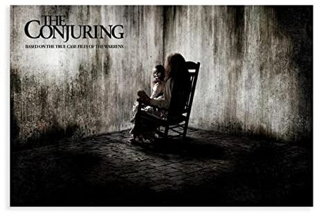 ZAPORA Horror-Film-Poster The Conjuring auf Leinwand, Schlafzimmer, Dekoration, Sport, Landschaft, Büro, Raumdekoration, Geschenk, ungerahmt, 40 x 60 cm