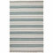 Knutzen Wohnen Kelim Teppich 160 x 230 Husum - Fransen Teppich Wolle Natur - Handgewebt und beidseitig verwendbar - Ideale Wohndekoration für jeden Wohnraum
