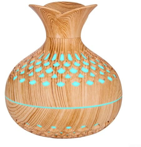 Zoegneer Diffusor für ätherisches Öl, 7 Farben, LED, Aroma-Luftbefeuchter, für Heimbüros, Yoga-Studios, Fitnessstudios (Licht)