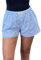 XIXIMAON Bas de Pyjama à Carreaux Femme Short de Pyjama d'été Léger avec Bouton Short de Nuit Décontracté Taille Elastique (Bleu, S)