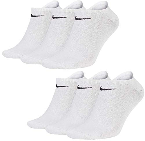 NIKE Sneakersocken Socken 6 Paar Weiß Grau Schwarz Herren Damen Füßling SX2554
