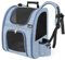 pecute Haustier Rucksack mit Netzfenster, Tragbare und Faltbare Katzentasche, Atmungsaktive und Leichte Hundetasche, Wasserdichtes Oxford-Tuch mit Viel Platz, Multifunktionales Rutschfestes