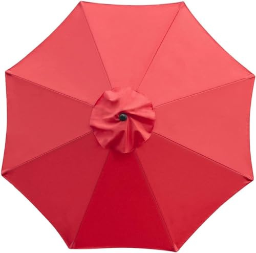 XRDSHY Sonnenschirm Ersatzbezug 3m 8 Streben, UV-Schutz Ampelschirm Bezug, Wasserdicht Schirmbezug Sonnenschirm Ersatzteile für Balkon, Garten, Pool und Strand