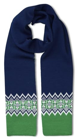 FALKE Unisex Winter-Schal Skiing U Sc Wolle Funktionsmaterial schnelltrocknend warm 1 Stück, Blau Space Blue 6116, ONESIZE