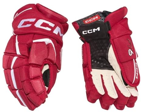 CCM Jetspeed FT6 Handschuhe Senior, Größe:13 Zoll, Farbe:schwarz/rot