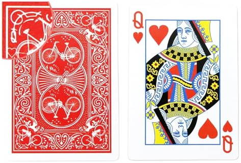 Marked Magic Spielkarten, Poker-Trick-Deck, Discrete Markierte | Pokerkarten für Magier, Zaubertricks, Nahaufnahme, Street-Magic-Prop, Illusion-Puzzle-Spielzeug