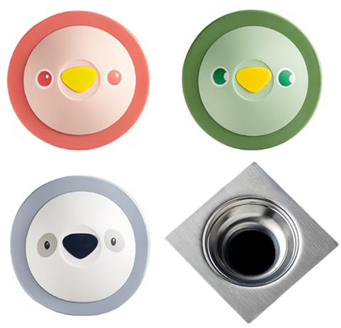 NJCXOLA 3 Pezzi Scarico per lavello da Cucina Scarico per Doccia Antiodore Tappo in Silicone Tappo per Lavandino da Bagno per Vasca da Bagno Scarico WC Lavanderia Cucina Bagno