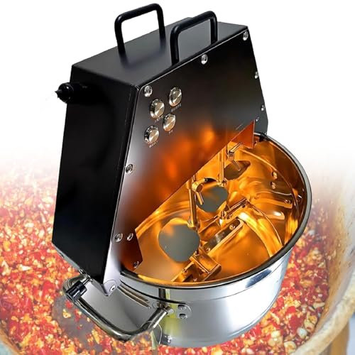 vnmudzeo Macchina per La Pressatura della Marmellata da 132 Mm, per Marmellata di Fragole, Agitatore Automatico in Acciaio Inossidabile da 2,64 Galloni Commerciale,220V